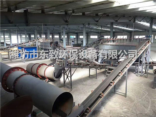 豬糞有機肥生產線